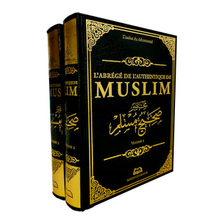 L'ABREGE DE L'AUTHENTIQUE DE MUSLIM (FRANCAIS/ARABE - 2 TOMES)