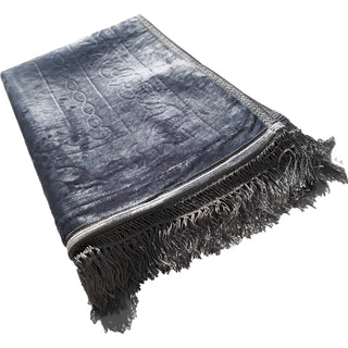 Tapis De Prière Velours Gris