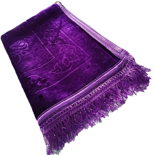 Tapis De Prière Velours Mauve