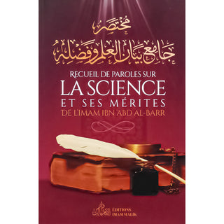 Recueil de Paroles Sur La Science Et Ses Mérites